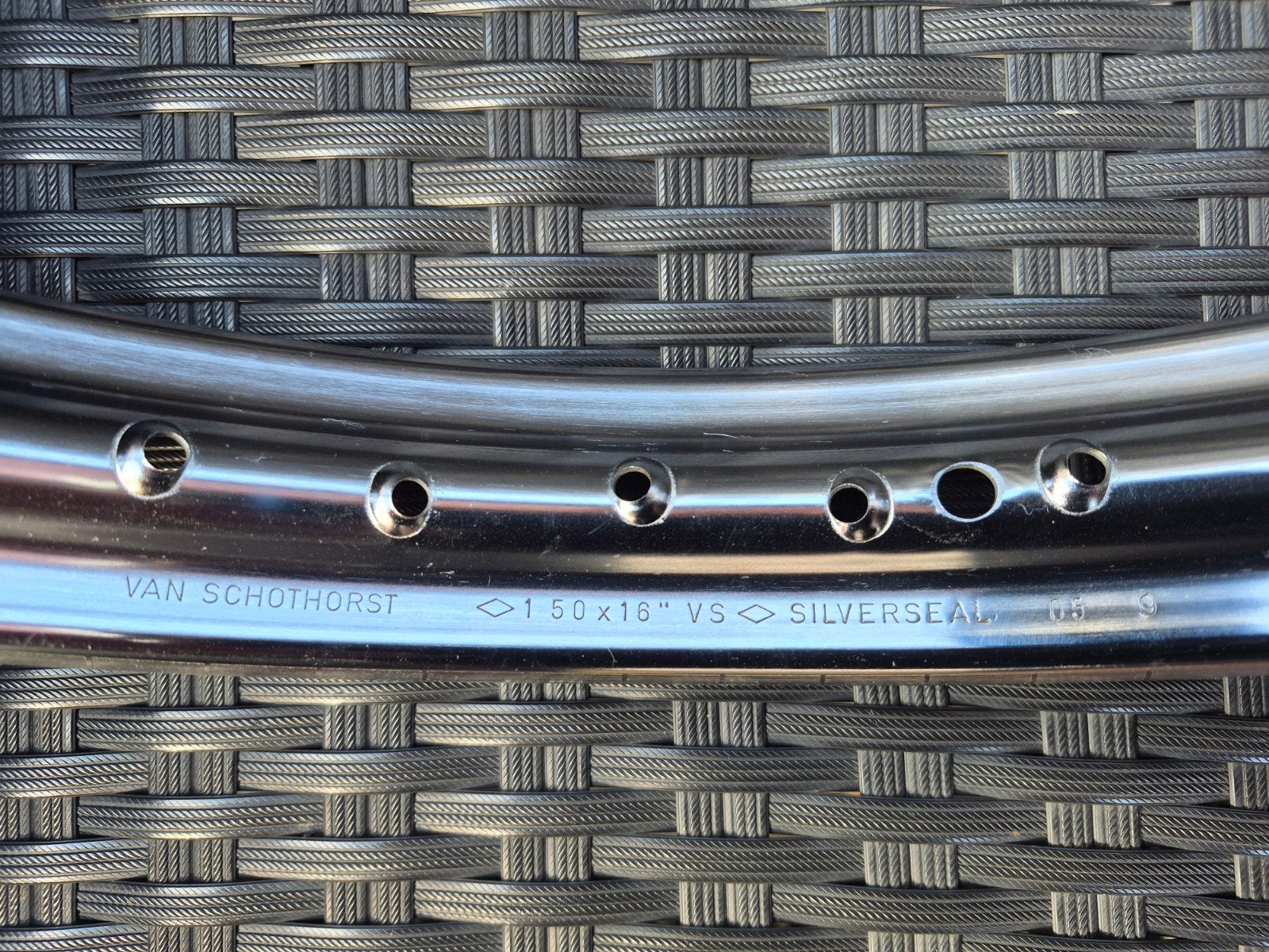 Nos 16 inch Silverseal velg voor Zündapp KS 100, Ophalen of Verzenden, Nieuw, Overige typen