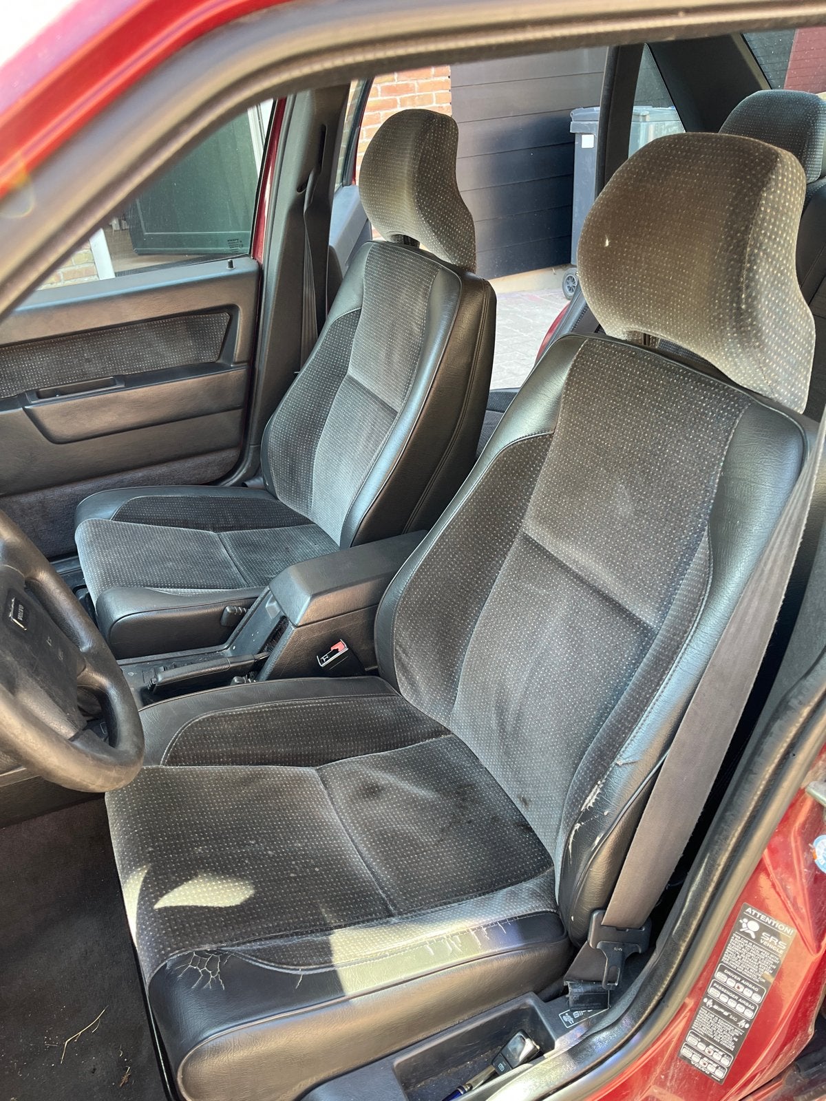 Volvo 850 sedan half leder interieur stoelen en achterbank, Auto-onderdelen, Ophalen, Gebruikt, Volvo