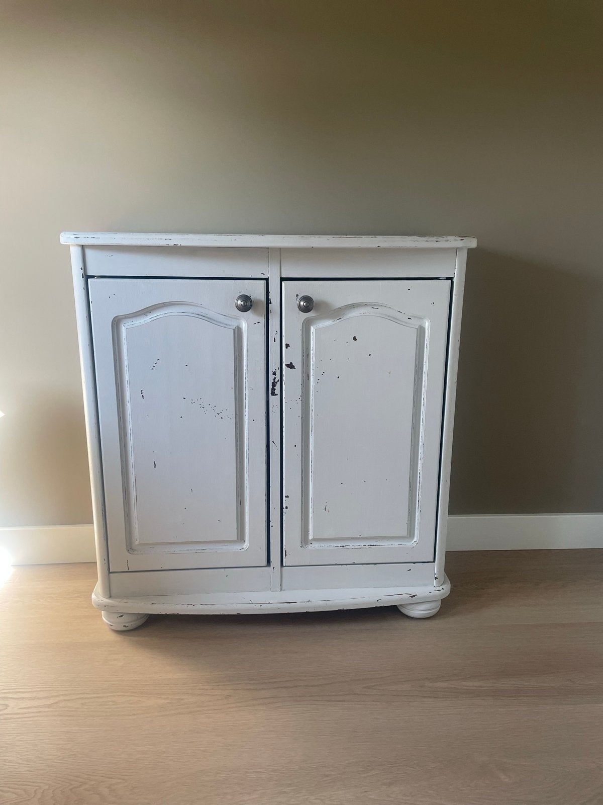 Vintage kastje wit - 75x72x26 cm, Ophalen, Gebruikt