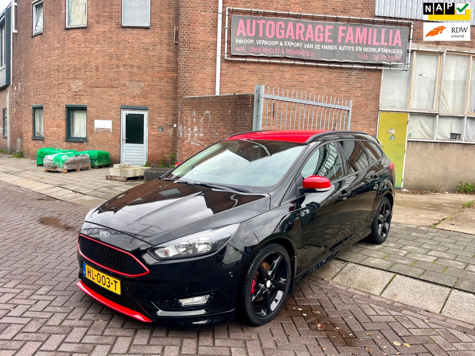 Ford Focus Wagon 1.5 Black Edition, Euro 6, 150 pk, Zwart, Origineel Nederlands