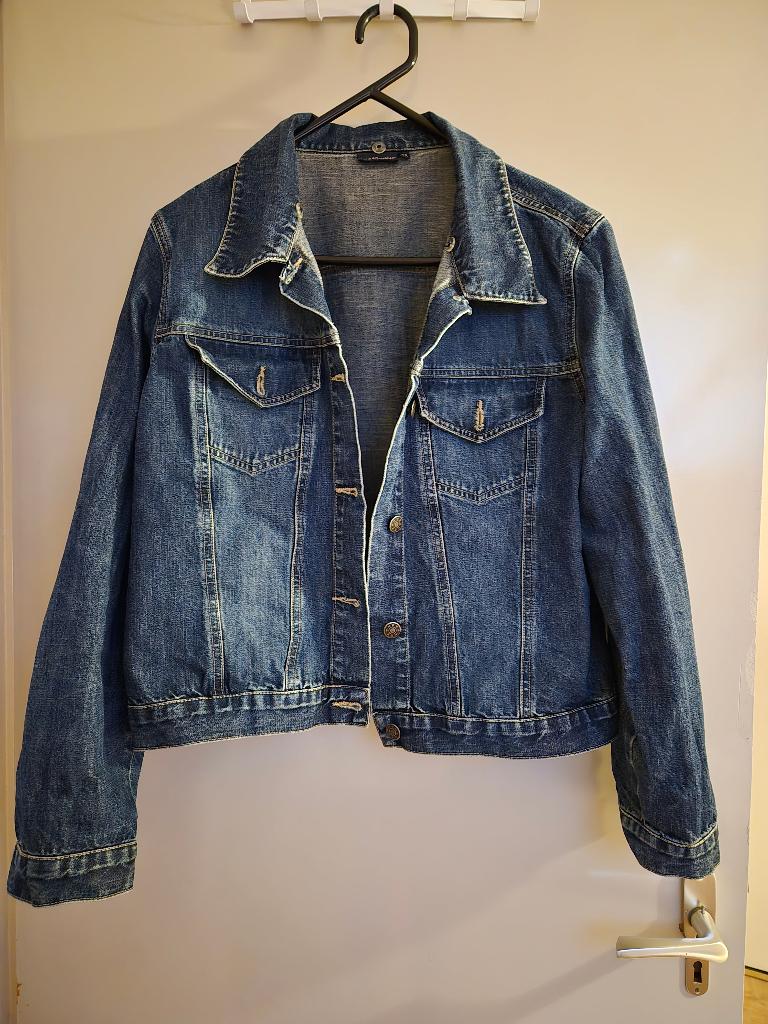 Dames spijkerjack, jeans jack, nooit gedragen 42, Ophalen of Verzenden, Nieuw, Maat 42/44 (L), Blauw