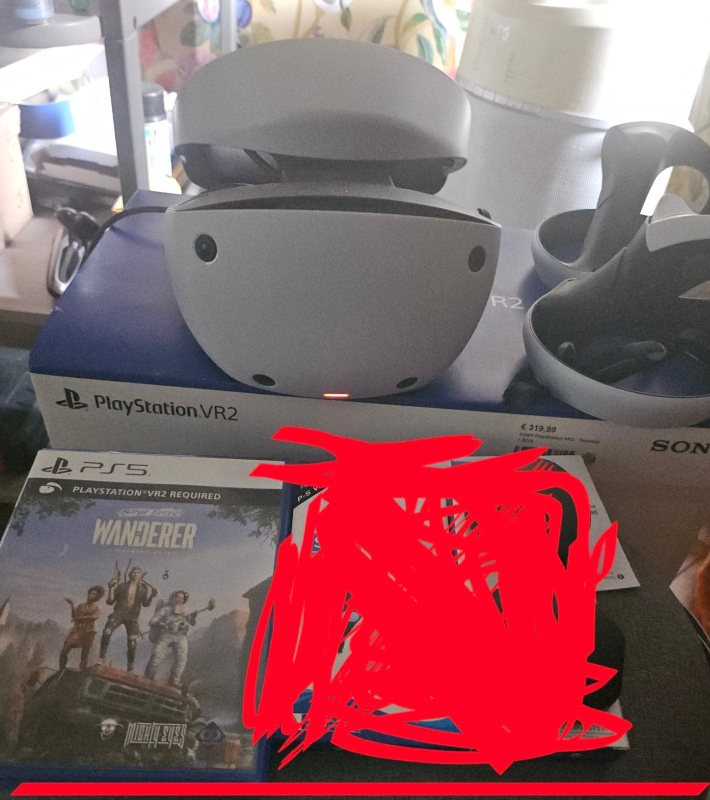 playstation vr2"31-6-26"wanderder2"320€

het is een vastgest, Ophalen of Verzenden, Zo goed als nieuw, VR-bril, Sony PlayStation