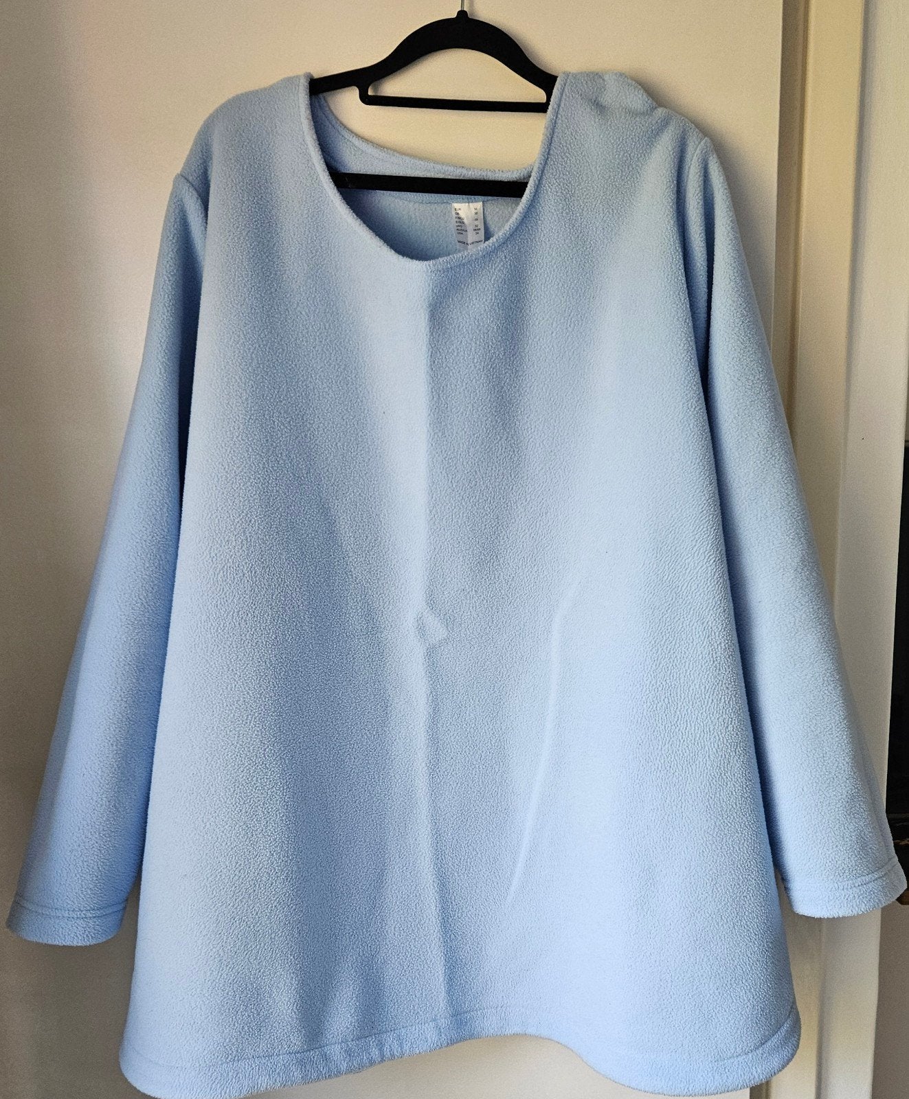 fleece trui mt.56, Ophalen of Verzenden, Zo goed als nieuw, Blauw, Trui of Vest