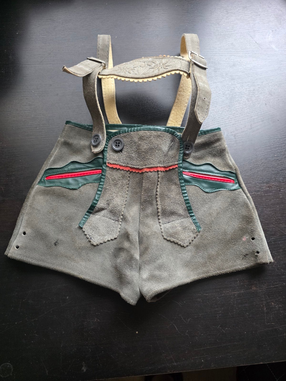 Lederhose en vestje maat 80, Ophalen, Gebruikt