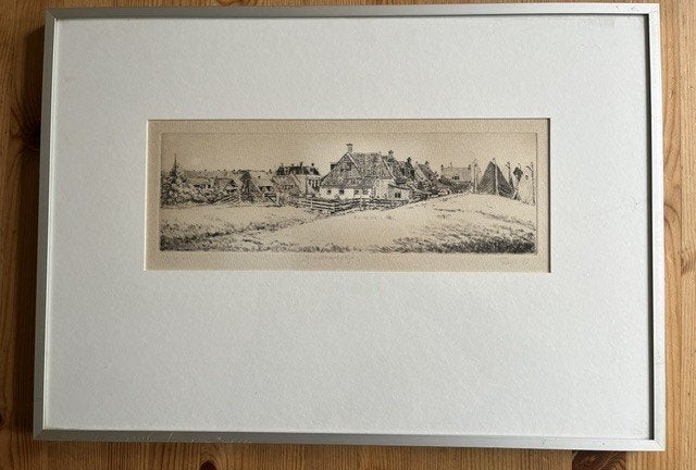 Drogenaaldets van Frans Faber uit 1988, Ophalen of Verzenden, 36 cm, Landschap, 1950 - 1999