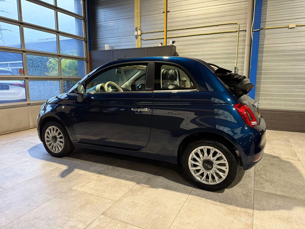 Fiat 500 C 1.0 Dolcevita Leder airco cruise Carplay, Stof, Cabriolet, Origineel Nederlands, Handgeschakeld
