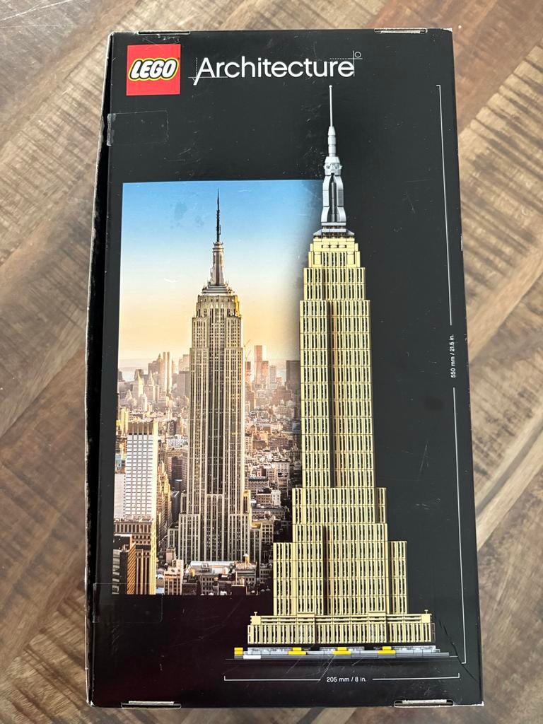 LEGO Architecture Empire State Building 21046, Ophalen of Verzenden, Nieuw, Overige merken