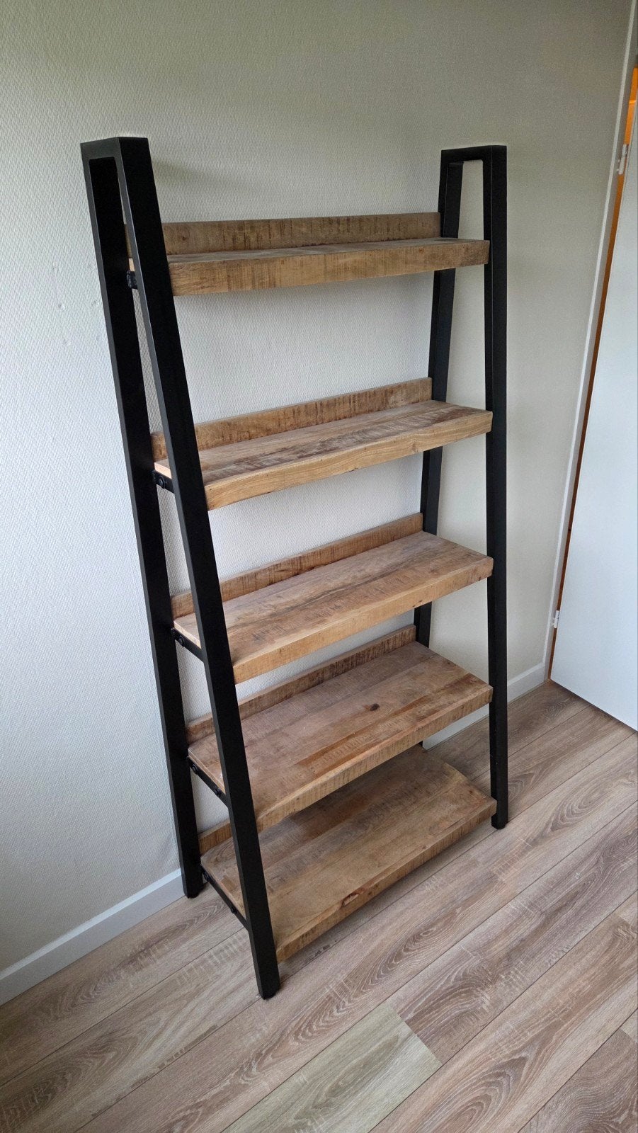 Mangohout Kast, Met plank(en), 50 tot 100 cm, Zo goed als nieuw, Minder dan 100 cm