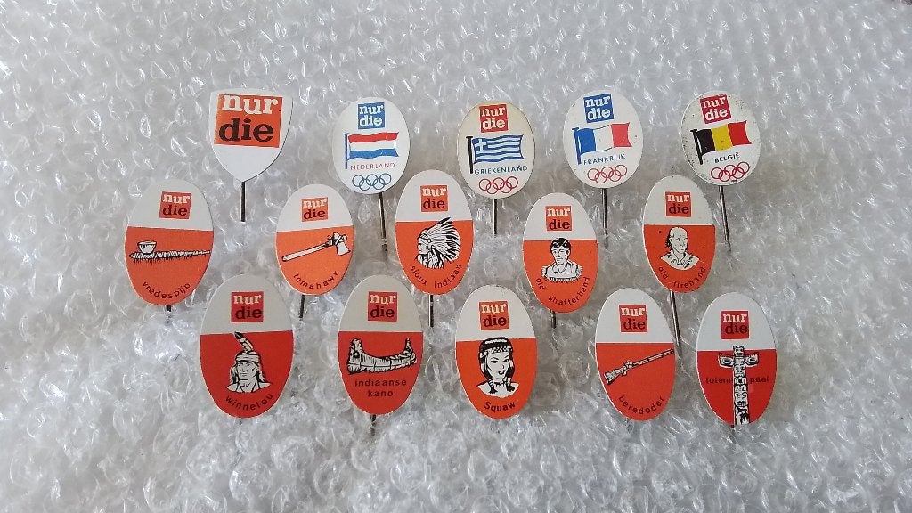 15 verschillende speldjes NUR DIE, Ophalen of Verzenden, Gebruikt, Overige onderwerpen