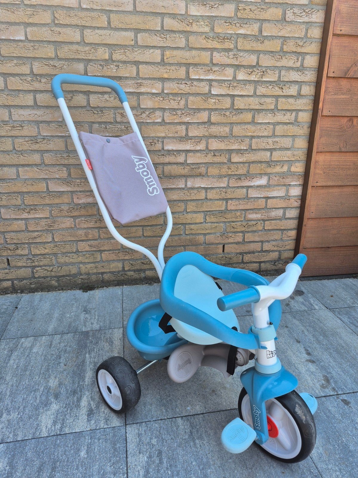 smoby driewieler blauw, Fietsen en Brommers, Ophalen, Zo goed als nieuw