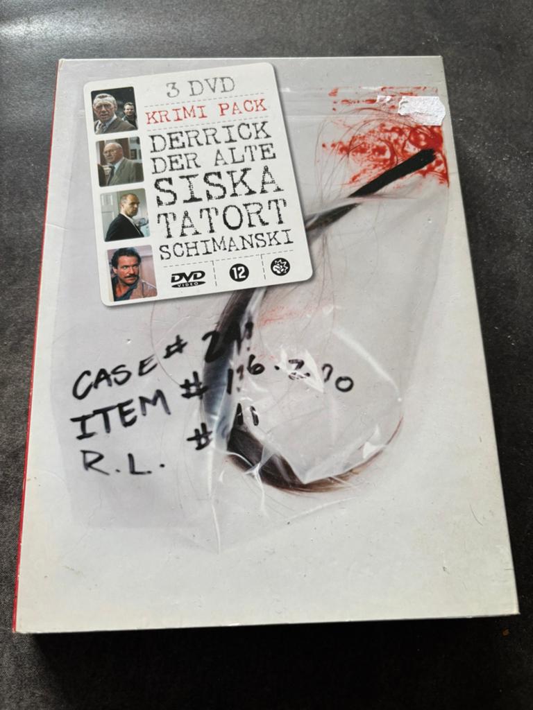 Krimibox - Derrick & der Alte & Siska & Tatort, Cd's en Dvd's, Dvd's | Tv en Series, Vanaf 16 jaar, Ophalen of Verzenden, Zo goed als nieuw