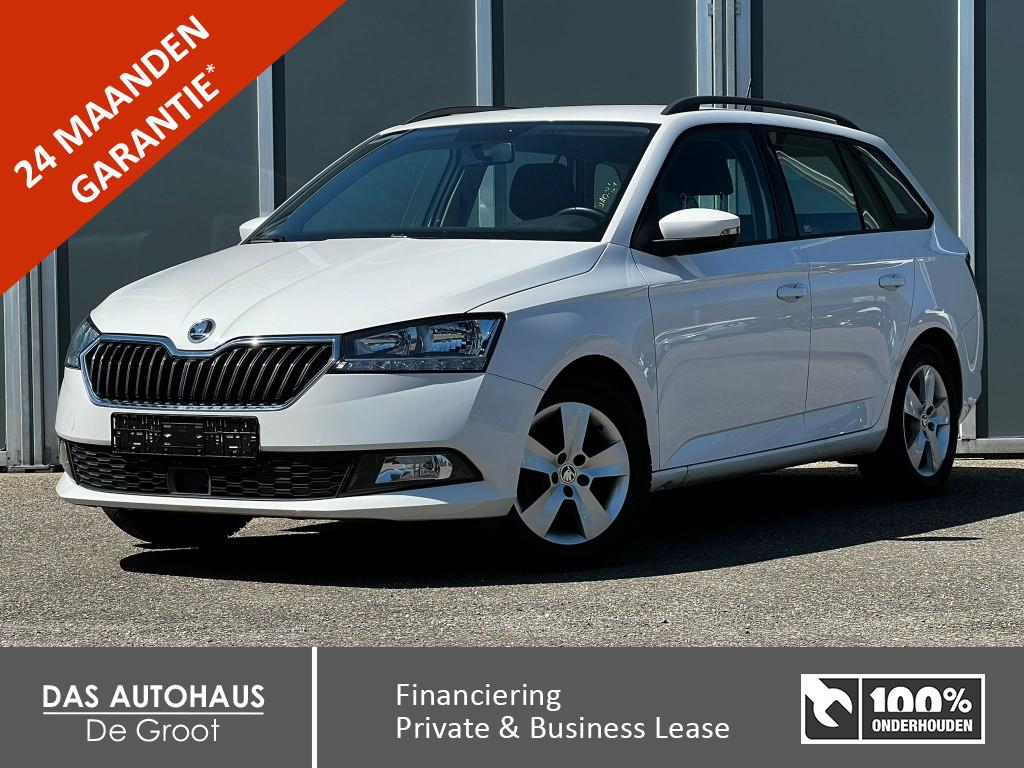 Skoda Fabia Combi 1.0TSI 95pk Ambition | Carplay (bj 2021), Auto's, Stof, Gebruikt, Euro 6, 95 pk