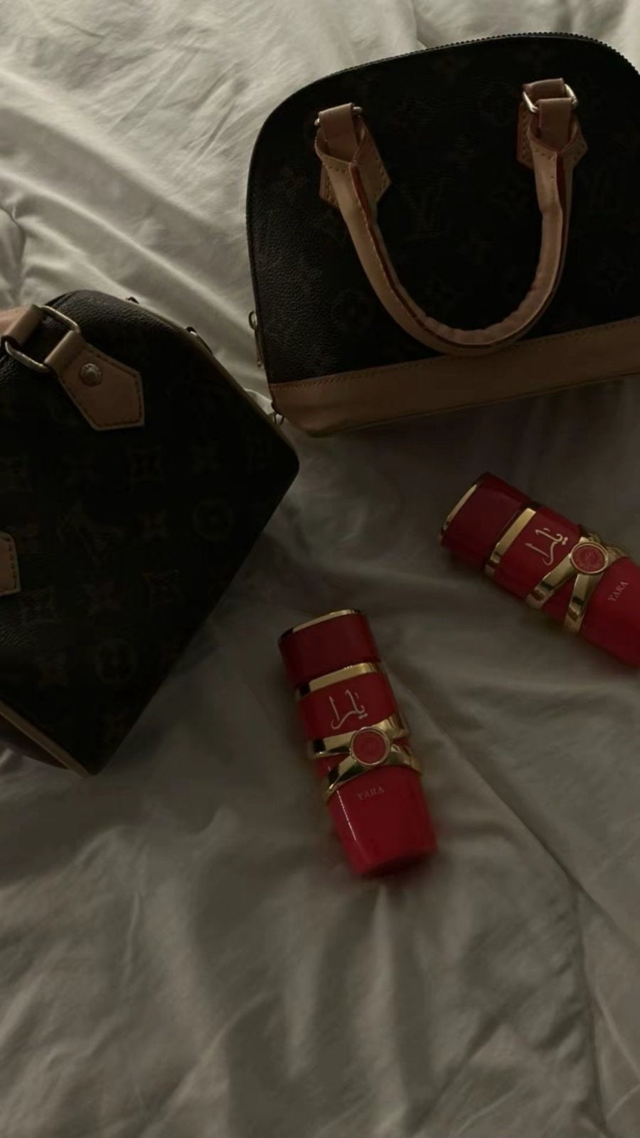 Louis vuitton tasje, Verzenden, Gebruikt, Beige, Overige merken