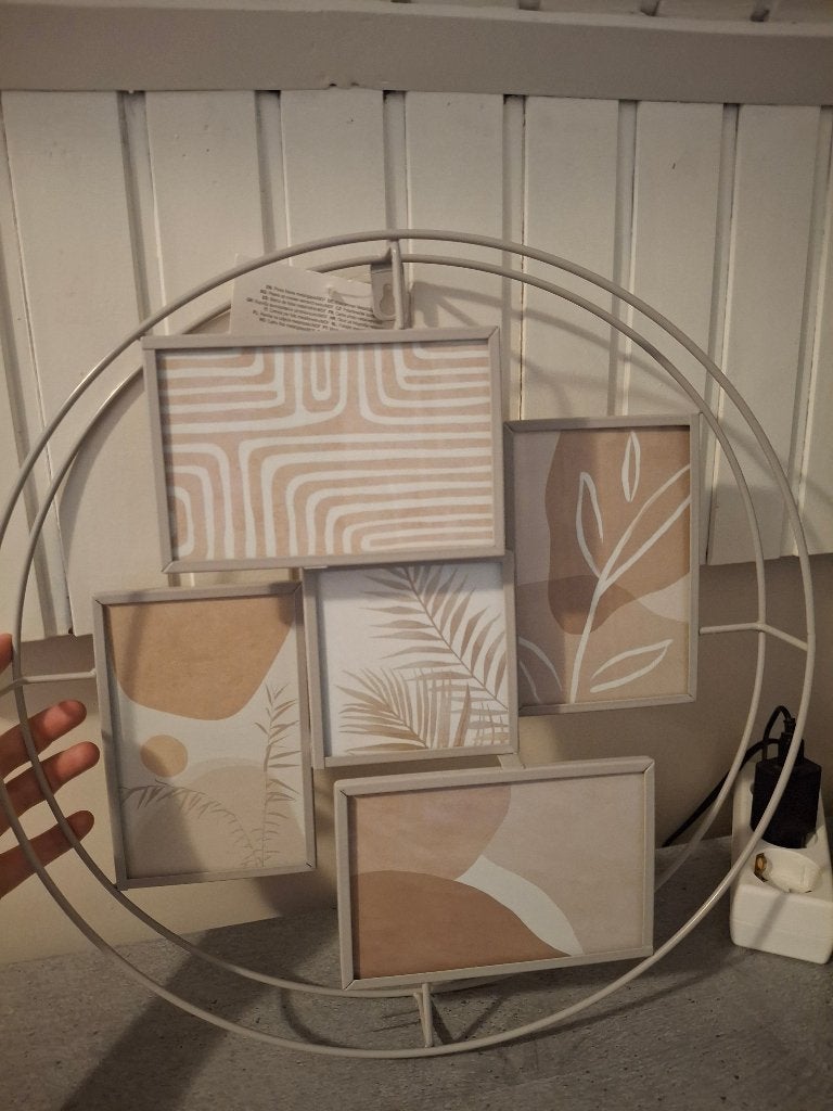 Fotolijst, Beige, Collagefotolijst, Hangend, Nieuw