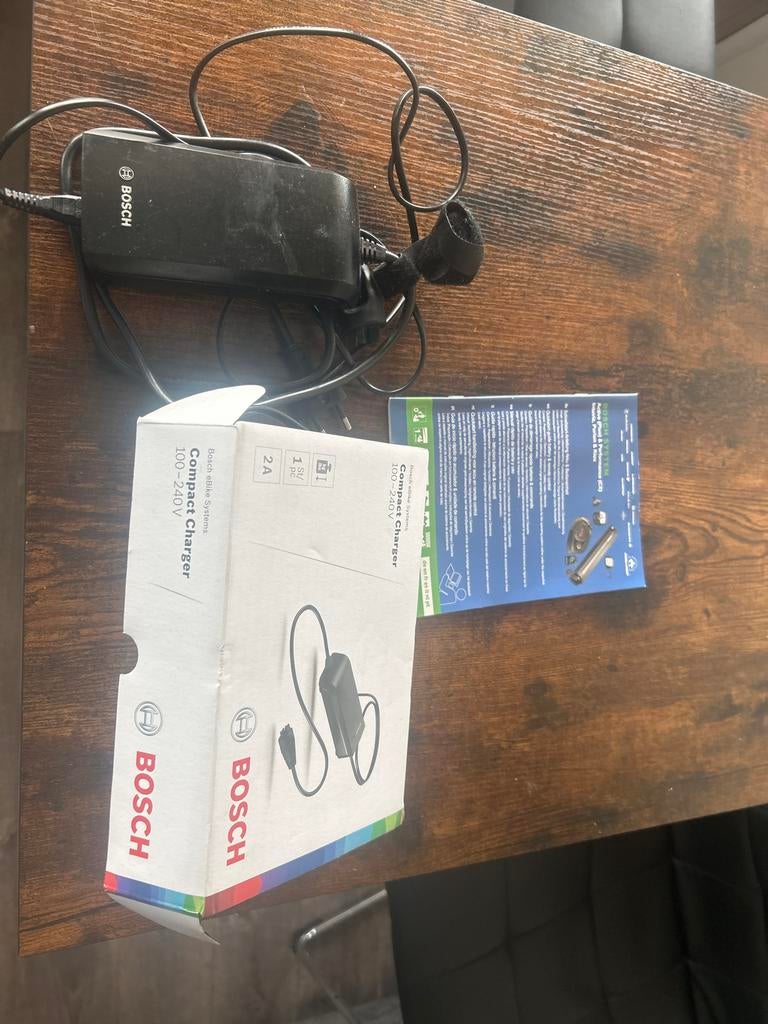 2x Originele Bosch Compact Charger 2A e-bike oplader, Ophalen of Verzenden