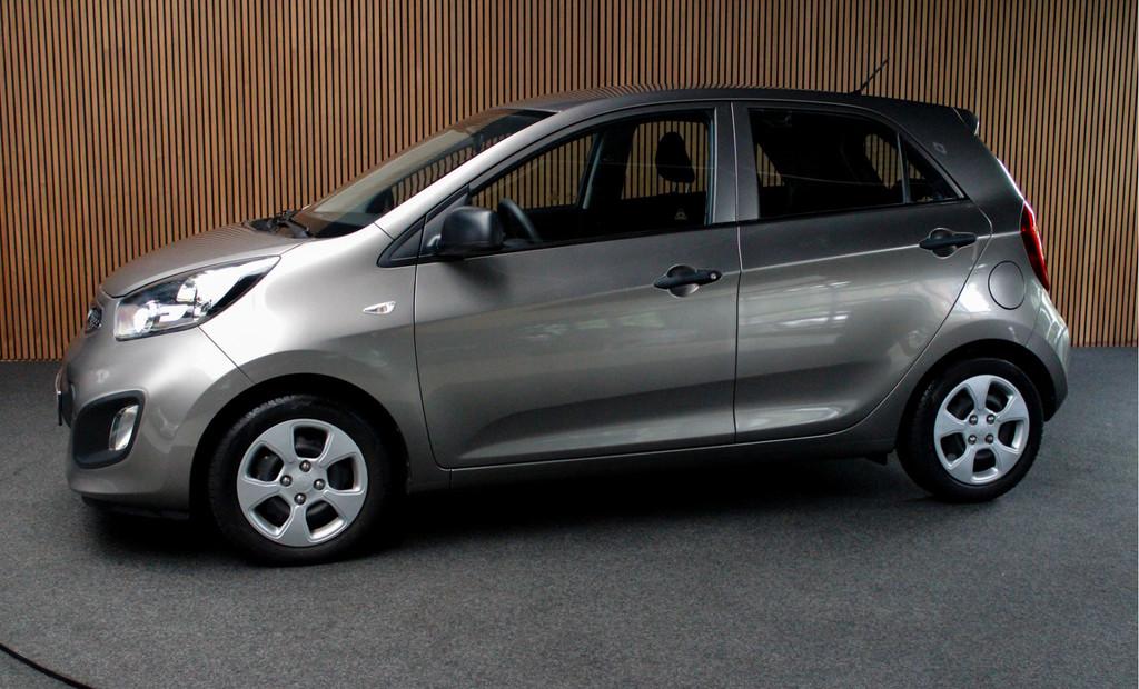 Kia Picanto 1.0 CVVT Comfort Pack Navi Camera Airco PDC LED, Voorwielaandrijving, Euro 5, Stof, Gebruikt