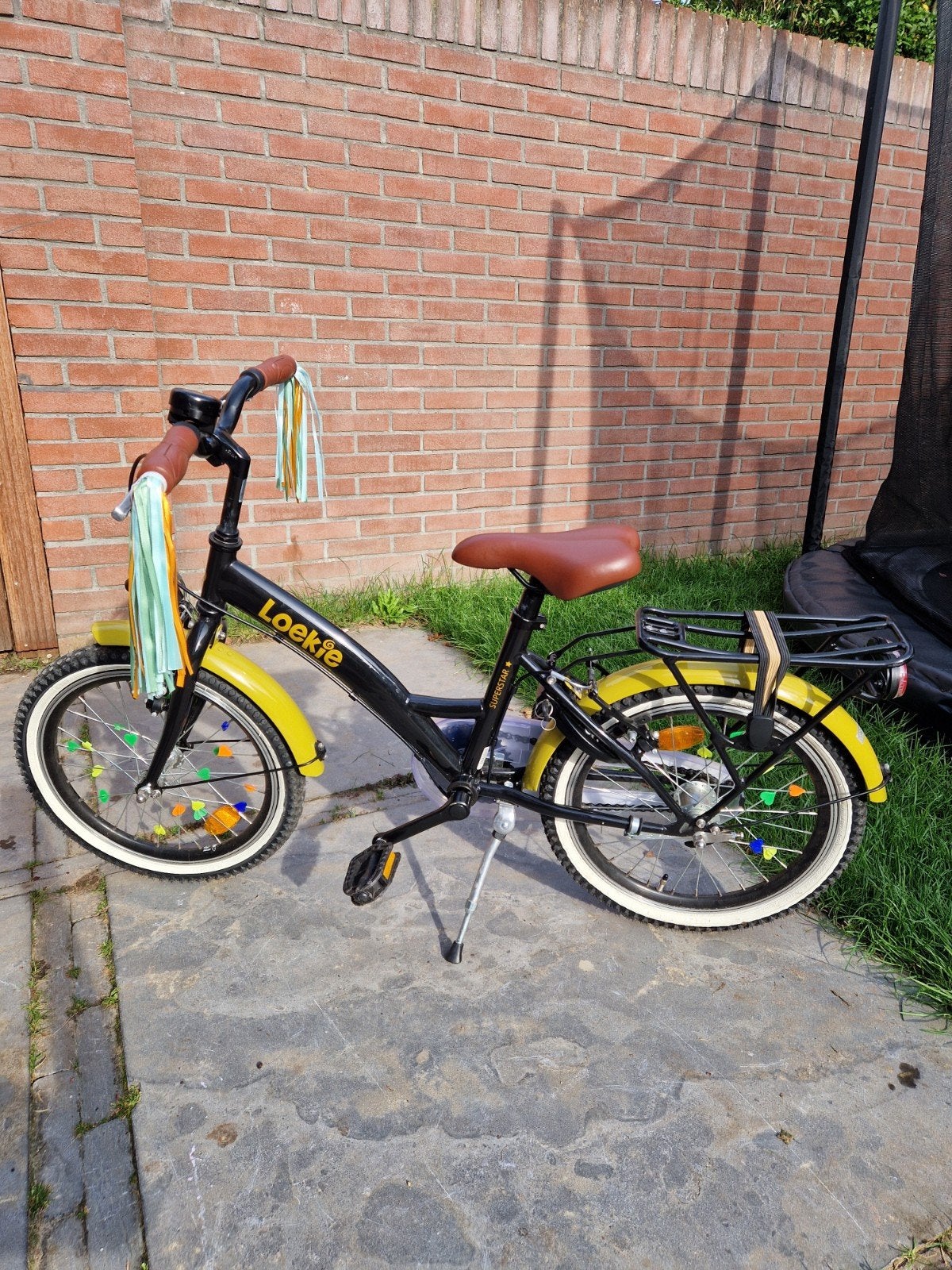 18 inch Loekie fiets, zeer goede staat, Ophalen, Zo goed als nieuw, 16 tot 18 inch
