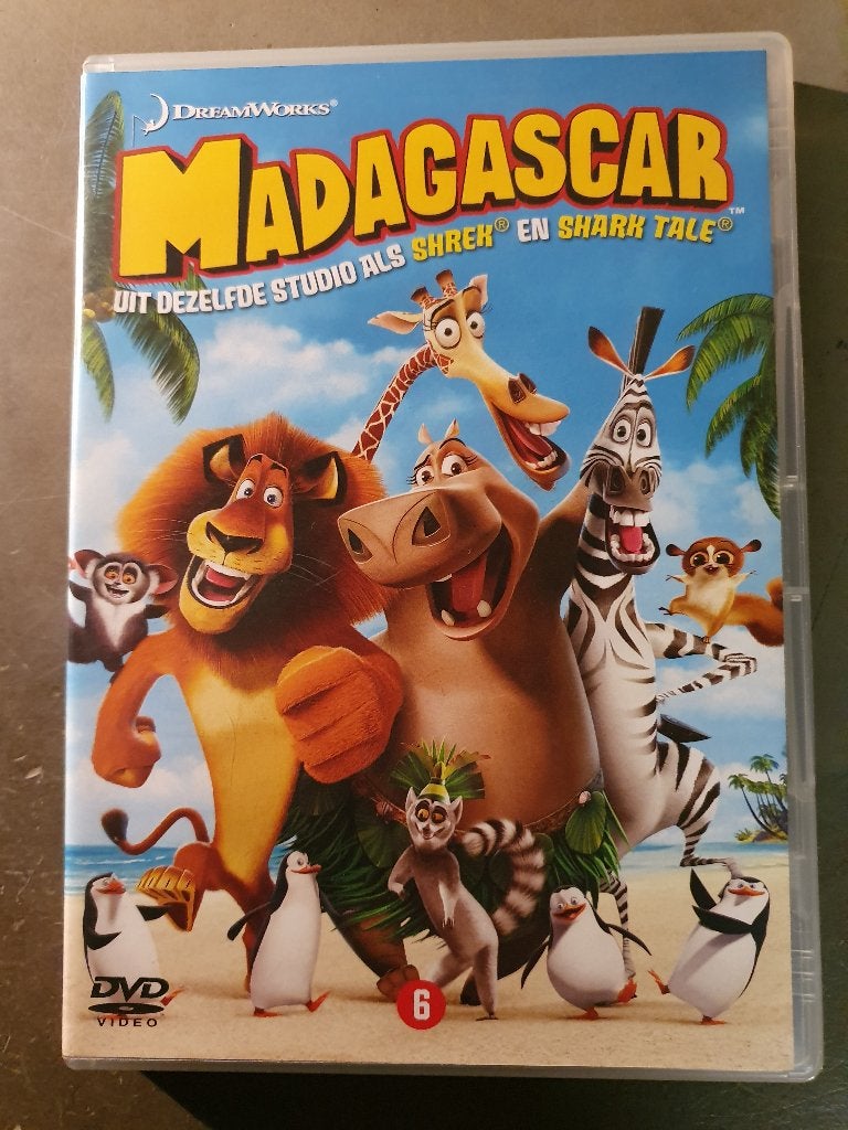 Madagascar DVD, Alle leeftijden, Ophalen, Zo goed als nieuw