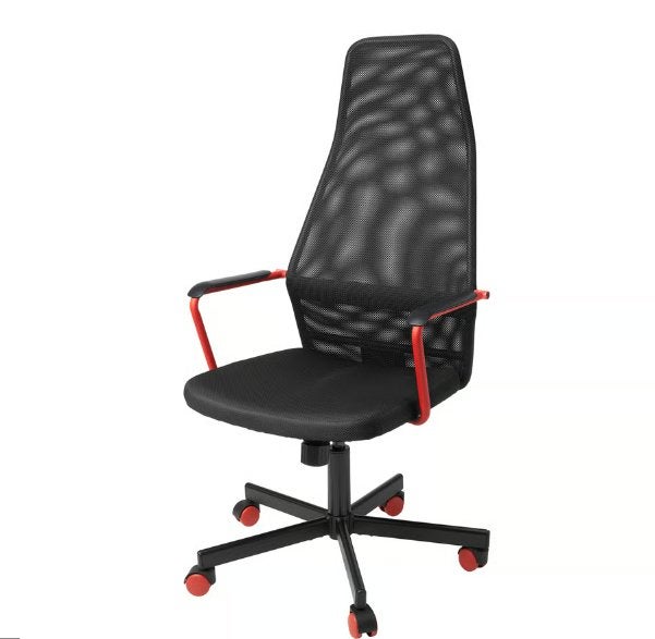 Gaming Chair, Gebruikt, Zwart, Metaal, Eén