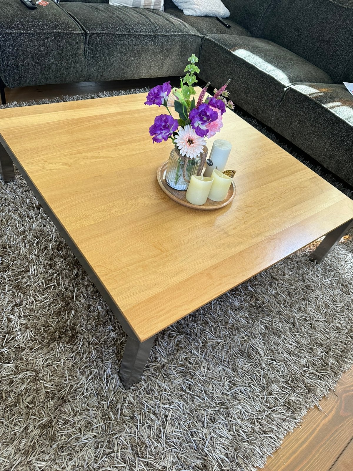 Salontafel, Huis en Inrichting, Tafels | Salontafels, 100 tot 150 cm, Zo goed als nieuw, Rechthoekig, 50 tot 100 cm