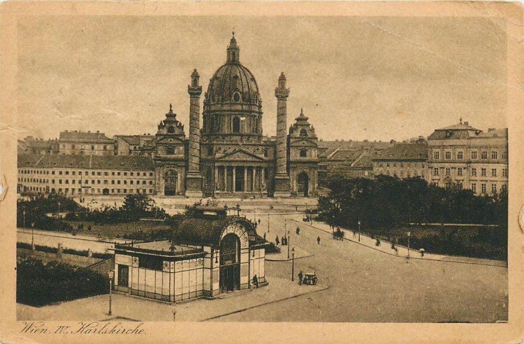 701-453-009 Wien Karlskirche, Verzenden, Voor 1920, Oostenrijk