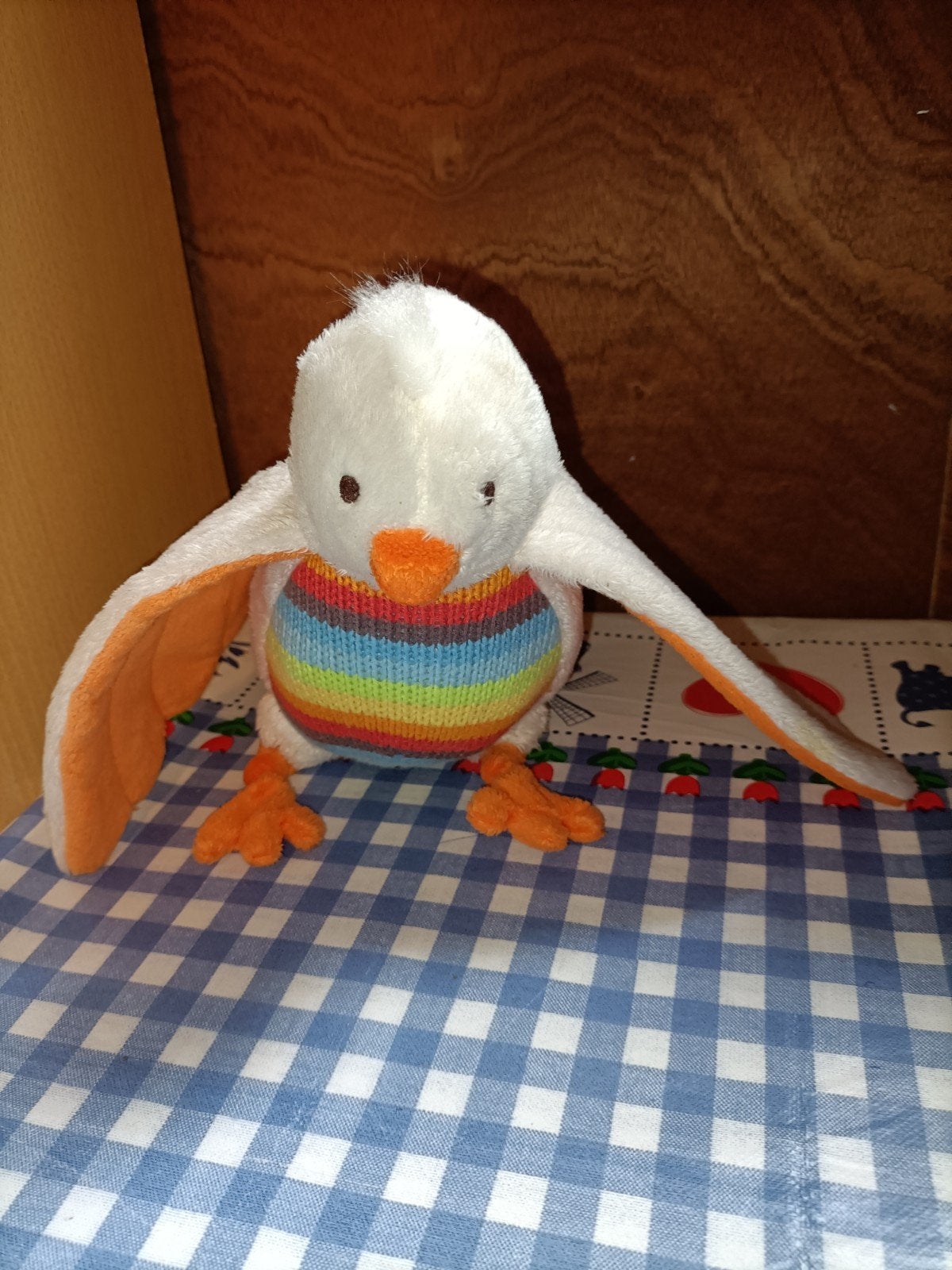 Meeuw knuffel Kerk in Aktie 25 cm groot, Ophalen of Verzenden, Zo goed als nieuw, Overige typen