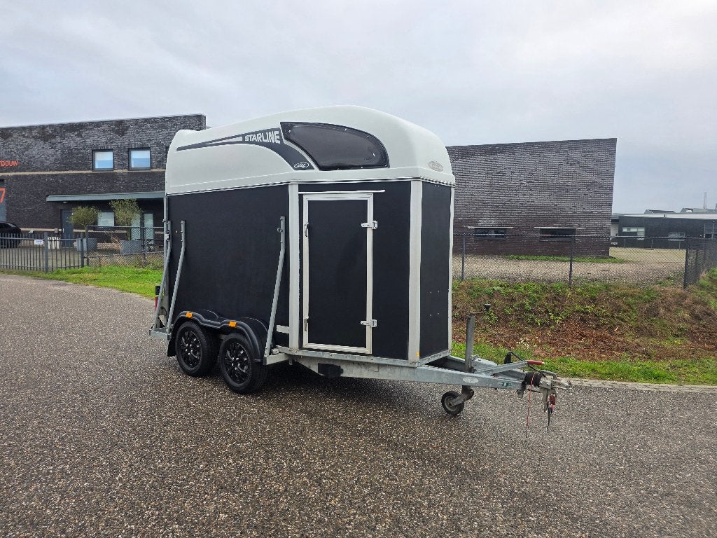 Nette 1.5 paards Atec Starline perfecte staat, Ophalen, Zo goed als nieuw, Hout, 1½-paards trailer
