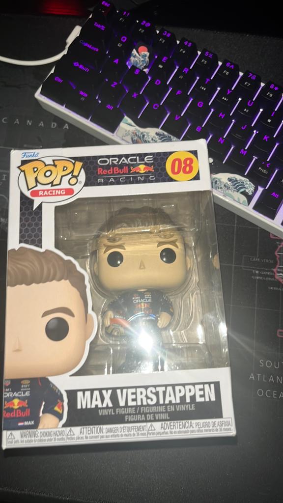 Max verstappen Funko pop, Ophalen of Verzenden, Zo goed als nieuw