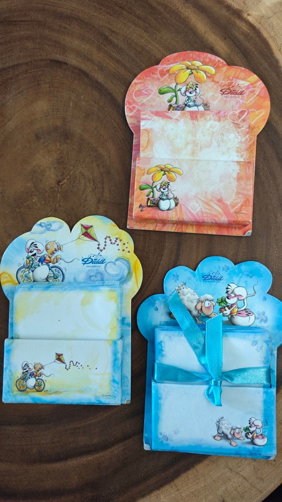 Diddl memoblaadjes set - 3 verschillende designs, Verzamelen, Ophalen of Verzenden