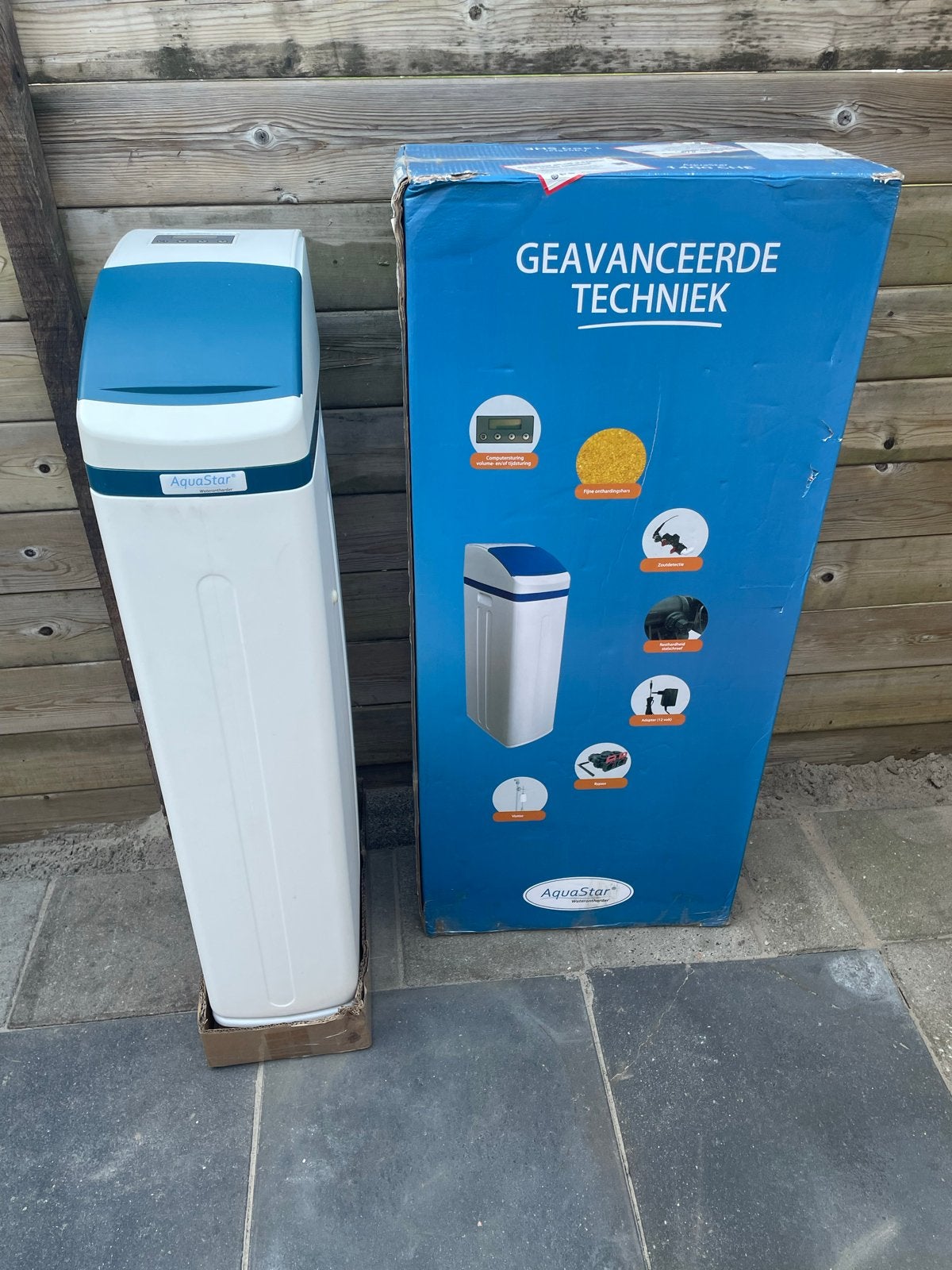 AquaStar 1400 SHE PLUS Waterontharder - Nieuw in doos, Ophalen, Nieuw, Waterontharder met zout
