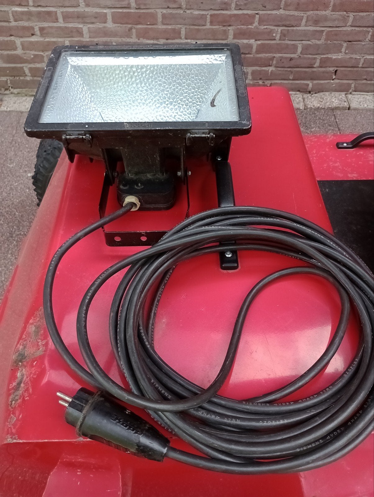 bouwlamp 1000 watt, Ophalen of Verzenden, Zo goed als nieuw, Lamp