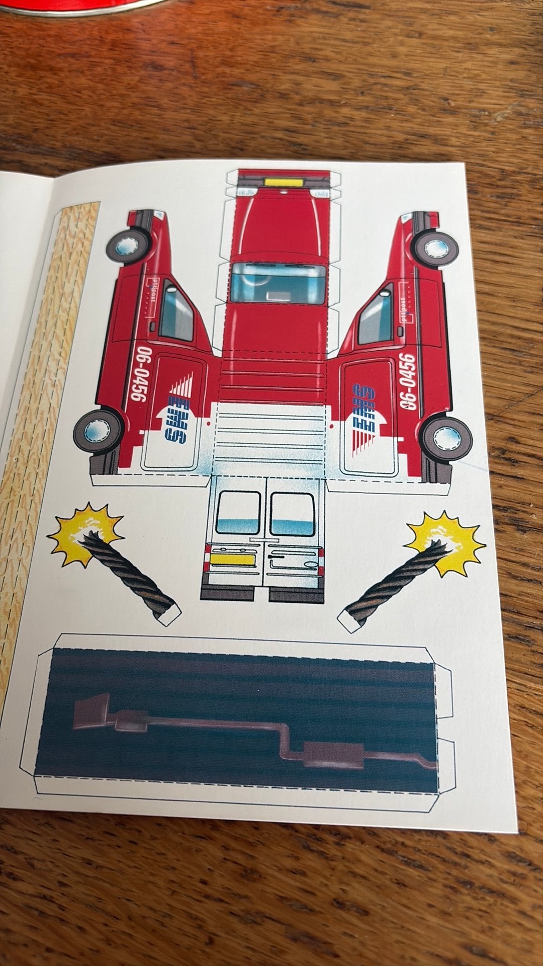 Bouwplaat PTT post auto, Overige merken, Auto, Groter dan 1:32, Ophalen of Verzenden