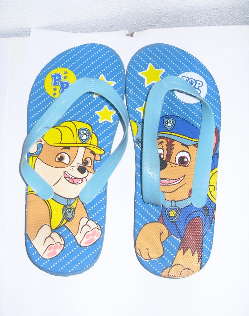 Paw Patrol slippers / kinder teenslippers 28 / 29, Jongen of Meisje, Overige typen, Ophalen of Verzenden, Zo goed als nieuw