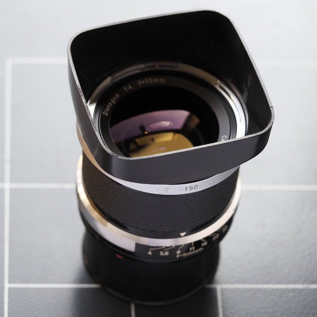Carl Zeiss Distagon 1:4 f=50mm West Germany voor Rollei SL66, Audio, Tv en Foto, Fotografie | Lenzen en Objectieven, Gebruikt