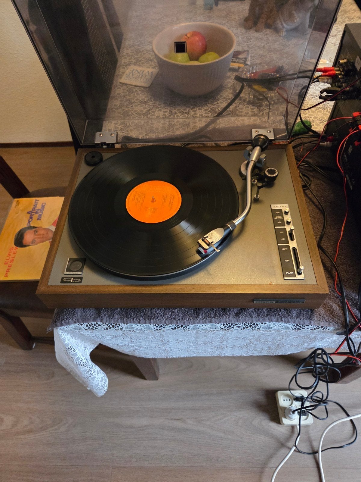 Micro DD-1 Direct Drive Platenspeler met Dynavector element, Ophalen of Verzenden, Gebruikt, Platenspeler, Overige merken