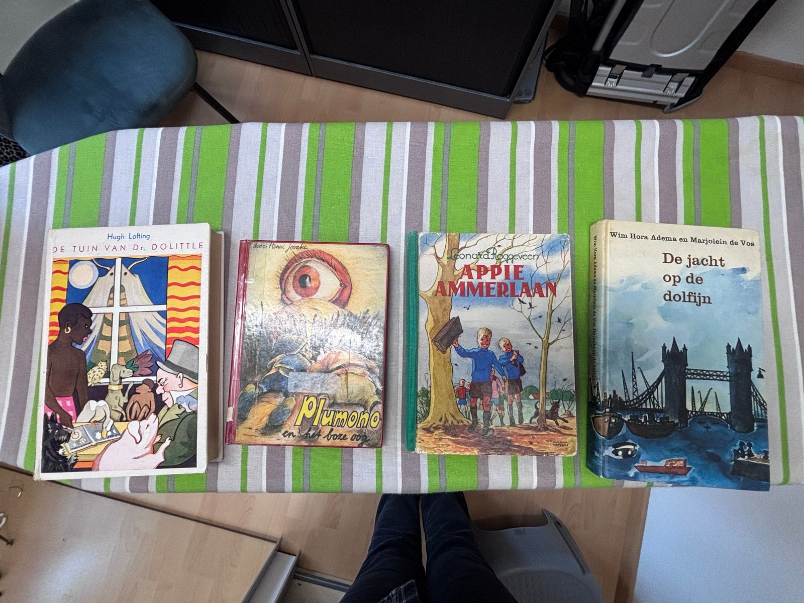 Oude kinderboeken: Dr. Dolittle, Plumono, Appie Ammerlaan, D, Ophalen of Verzenden, Gelezen, Fictie algemeen