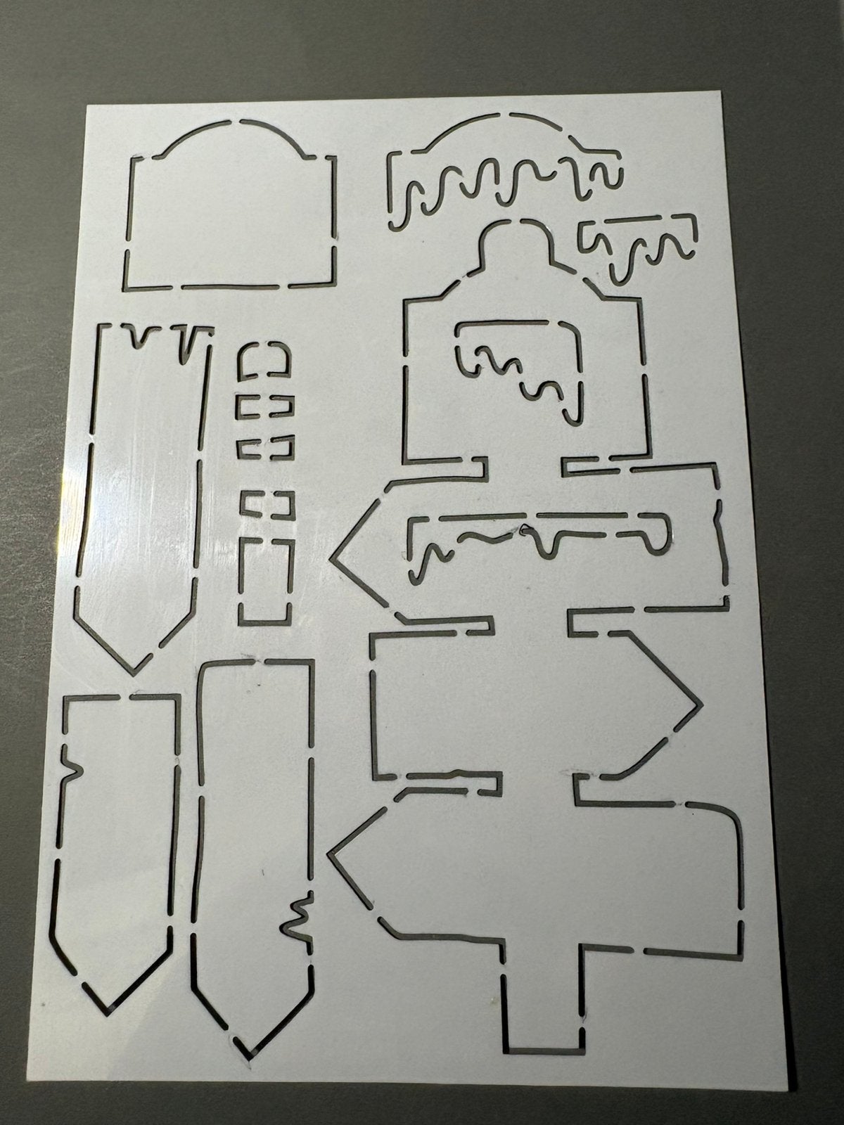 Dutch doobadoo stencil / tekenmal 104, Ophalen of Verzenden, Zo goed als nieuw, Overige thema's, Pons of Mal