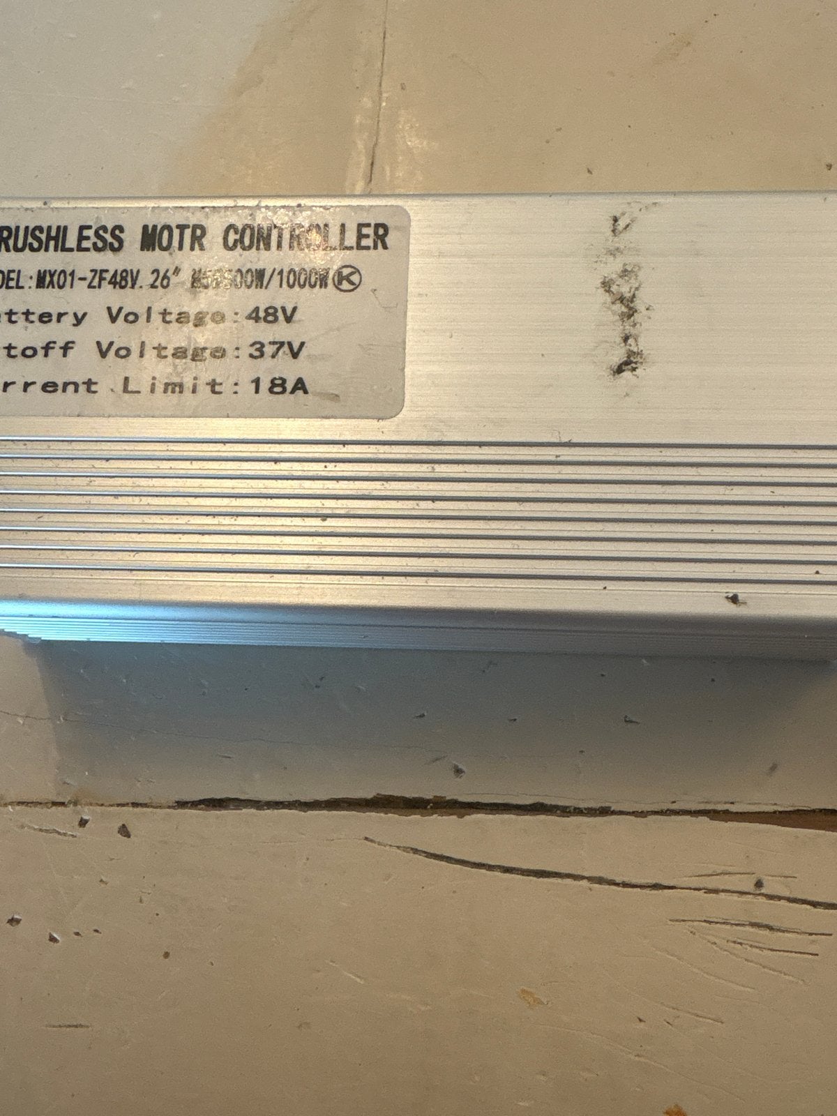 Brushless Motor Controller MX01-ZF48V 48V 500W/1000W, Elektrische fiets, Gebruikt, Verzenden, Motor