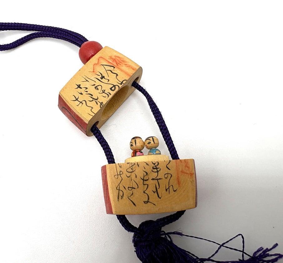 Japanse inro met kokeshi, Antiek en Kunst, Verzenden