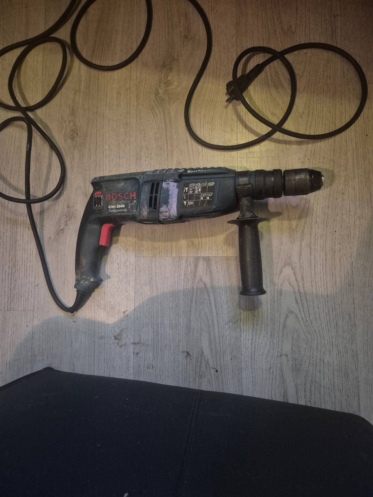 Bosch klopboor blauwe bosch hammer, Ophalen of Verzenden, Gebruikt, Boormachine, Klopboormechanisme