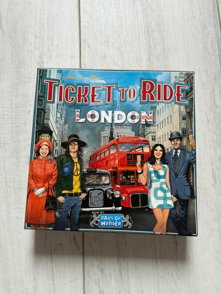 Ticket to Ride London - Days of Wonder, Hobby en Vrije tijd, Gezelschapsspellen | Bordspellen, Ophalen of Verzenden, Zo goed als nieuw