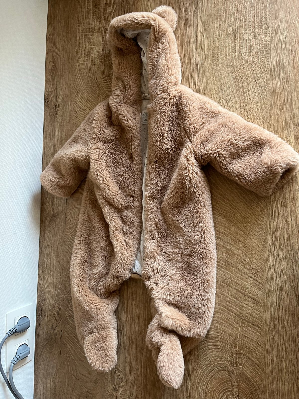 Zara Onesie Baby Teddybeer Pak Maat 74 (6-9 maanden), Ophalen, Zo goed als nieuw, Jongetje of Meisje