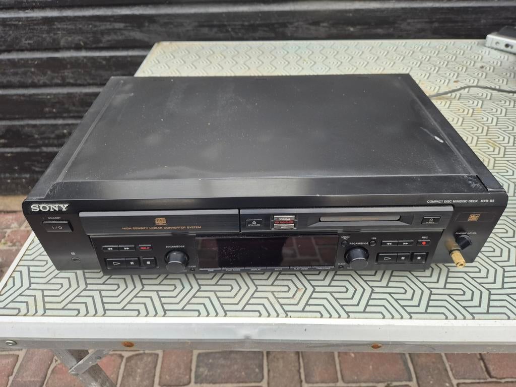 Sony minidisc cd speler mxd-d3, Ophalen of Verzenden