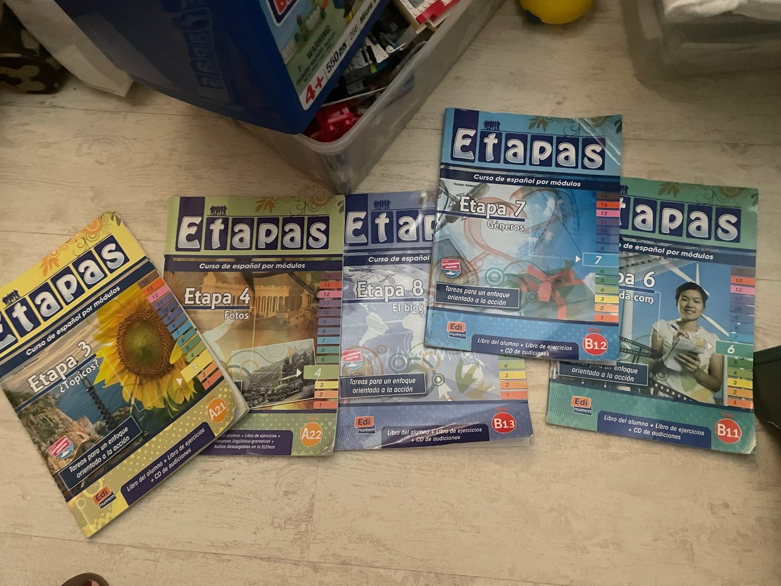 Etapas Spaans leerboekenset (Etapa 3, 4, 6, 7, 8), Ophalen of Verzenden, Gelezen, Non-fictie