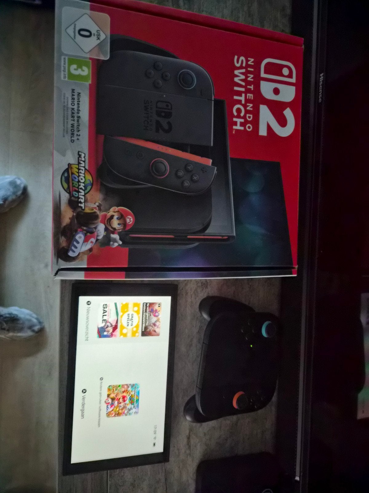 hele nette nintendo switch v2, Spelcomputers en Games, Ophalen, Zo goed als nieuw, Met 1 controller, Switch Original