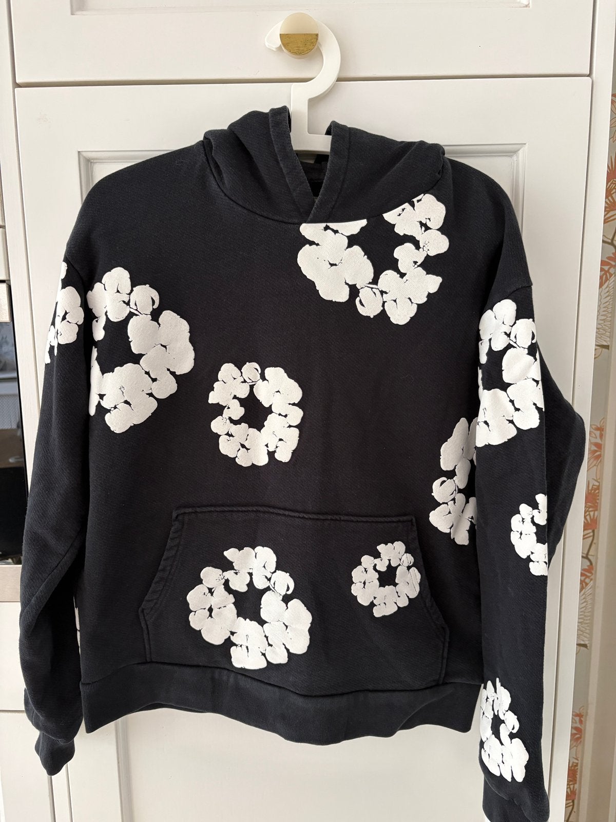 Denim Tears hoody/trui/sweater Maat M origineel, Ophalen of Verzenden, Gedragen, Maat 48/50 (M), Zwart