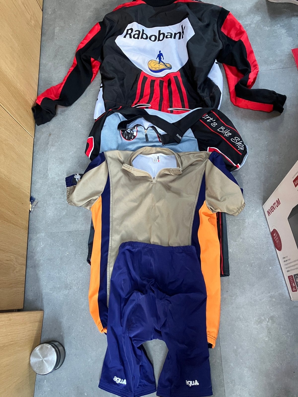 Wielerkleding maat XL XXL complete set - oa Rabobank, Ophalen of Verzenden, Zo goed als nieuw