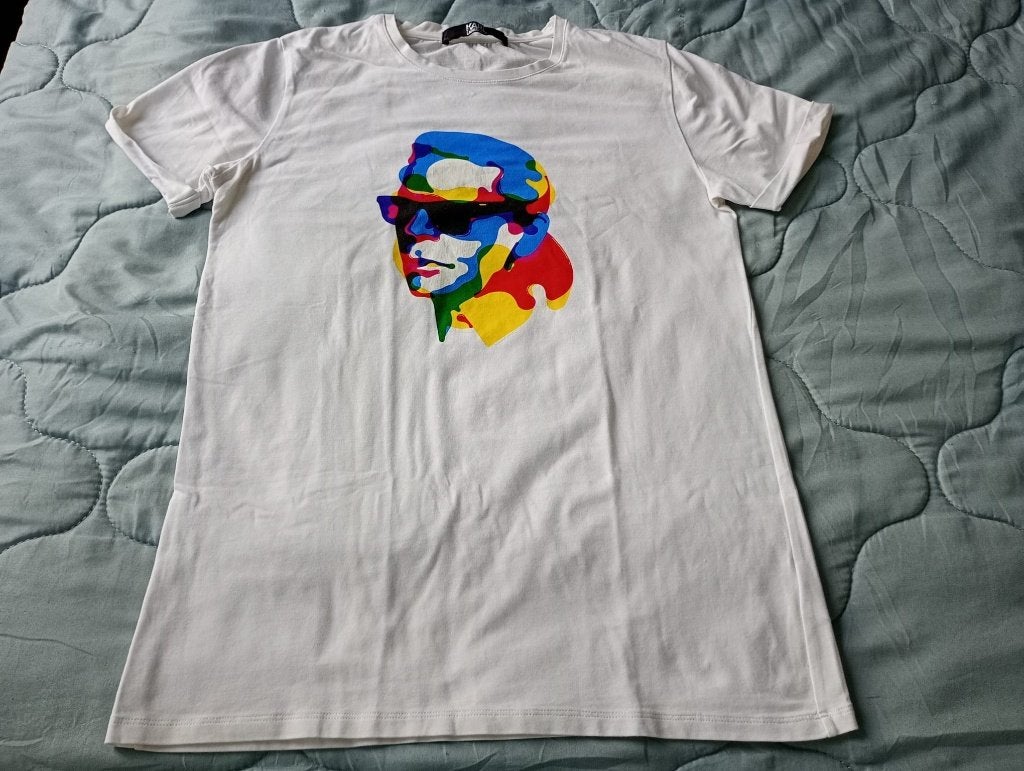 Karl Lagerfeld x Steven Wilson T-shirt Limited Edition, Maat 48/50 (M), Wit, Nieuw, Ophalen of Verzenden