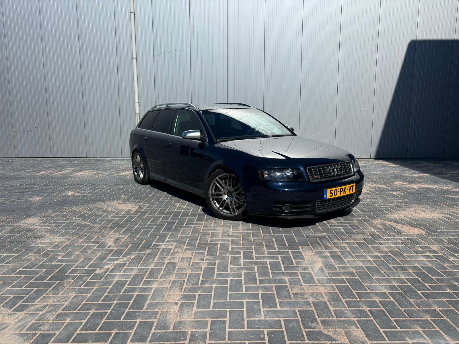 Audi S4 4.2 Avant Quattro V8 253KW 2004 Blauw, Auto's, Blauw, Origineel Nederlands, Stationwagon, Handgeschakeld