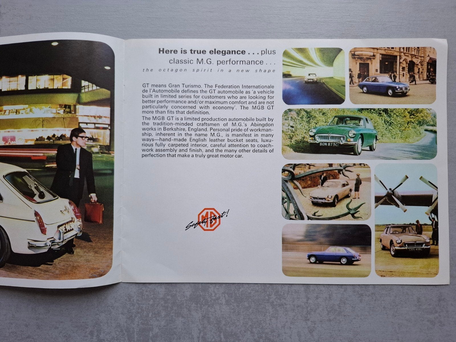 MGB GT brochure - 1966, Ophalen of Verzenden, Gelezen, Overige merken